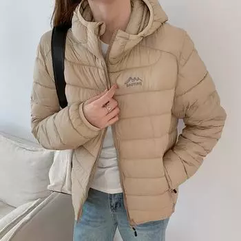 2025 down cotton jacket women s new short thin and thickened warm slim Korean fashion jacket S