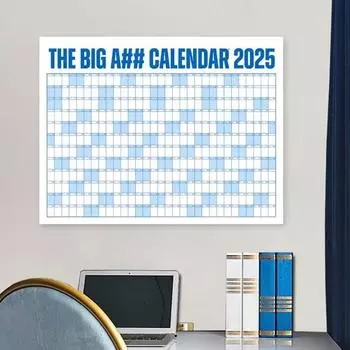 2025 Dry Erase Calendar Large Yearly Planner for Wall 47 X 35 хаки