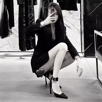 2025 early spring new rhinestone buckle satin high heels women s ankle buckle temperament socialite bag head sandals women 34