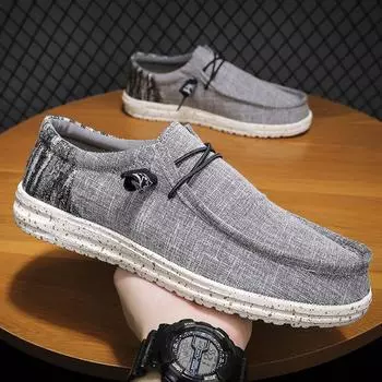2025 foreign trade large size trendy shoes fashion casual board shoes Korean version casual leather shoes youth versatile men s shoes 39 серый