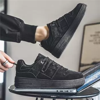2025 four-season anti-velvet leather breathable board shoes tooling men s shoes Air Force No. 1 casual retro shoes live men s shoes 39 хаки