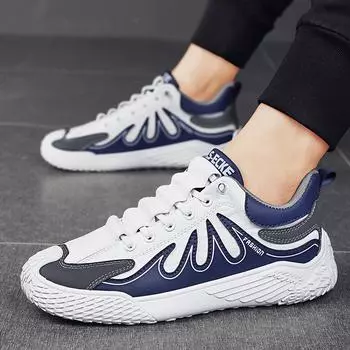 2025 four-season men s low-top casual leather wing sole shoes, student tide with white shoes, outdoor board shoes trendy men 39