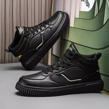 2025 Four Seasons Live Fashion Little White Shoes Middle Help Students Tide Sports Board Shoes Street Casual Men s Shoes 39 платиновый