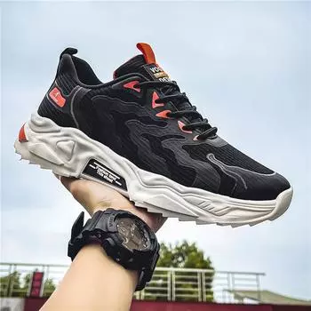 2025 four seasons low-top gradual change Korean version of casual breathable sports shoes student tide with dad shoes ins running men s shoes 39
