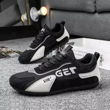 2025 four seasons new low-top men s casual breathable canvas shoes lace-up trendy outdoor sports shoes men s shoes 39 белый