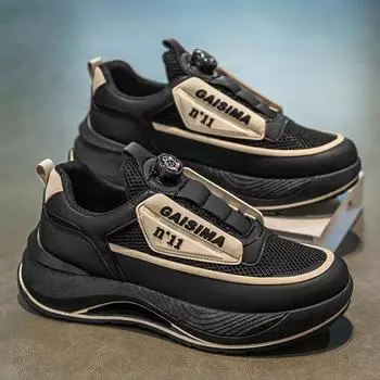 2025 Four Seasons Outdoor Coconut Shoes ins Harajuku Breathable Mesh Tooling Rotary Buckle Student Sports Daddy Shoes Men 39