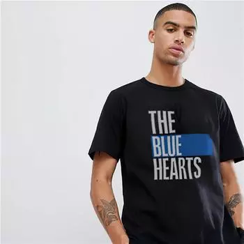 2025 г. Свободная хлопковая уличная хип-хоп-мужская и женская уличная одежда с принтом и круглым вырезом XXXXL