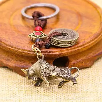 2025 год китайского зодиака змея скот дракон счастливый кулон брелок креативный брелок богатство женщины мужчины сумка очарование ювелирные изделия подарок A3