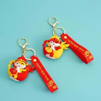 «2025 год Змеи, брелок из ПВХ, подвеска — модный брелок для школьного ранца и подарок» OPP Packaging