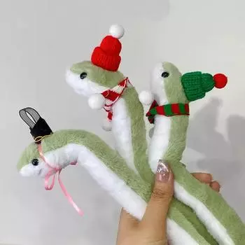 2025 год Змеи новые плюшевые мягкие игрушки качающиеся маленькие змеиные плюшевые игрушки креативные забавные милые талисманы плюшевые змеи детские подарки A2