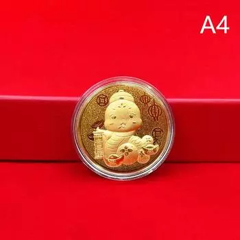 2025 год Змеи памятные монеты китайский зодиак медали 3D рельефные монеты коллекционные монеты года 1 шт