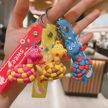 2025 Год Змеи Подвеска Китайский Зодиак Удача Креативный Женщины Мужчины Сумка Шарм Аксессуары Подарок красный