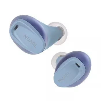 2025 Gold NUARL N6 Lite полностью беспроводные наушники с шумоподавлением и низкой задержкой, игровой режим, внешний захват звука, Bluetooth, водонепроницаемость IPX4 с тёмно-синий