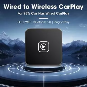2025 Горячая беспроводная приставка CarPlay Android Auto Адаптация для проводного дисплея CarPlay к беспроводной системе Smart Box Linux Обновление OEM