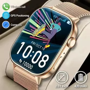 2025 GPS-позиционирование Смарт-часы Легкий модный спортивный компас для активного отдыха для взрослых мужчин и женщин Смарт-часы Здоровье SOS для пожилых людей