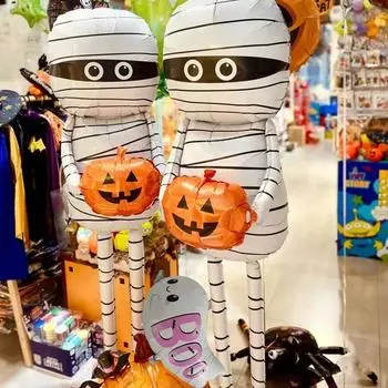 2025 Хэллоуин надувной шар украшение дома, гигантская стоящая мумия страшное атмосферное украшение, патио гостиная украшения Other
