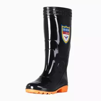 2025 Hot Sale Autumn Safety Industrial Men Wellington Rain Boots Wholesale Wellington 40 чёрный