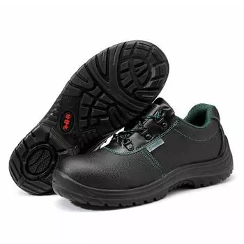 2025 Hot Selling Lightweight Safety Shoes Steel Toe Breathable Slip Resistant Protective Boots Mens Outdoor Work Shoes 40 чёрный