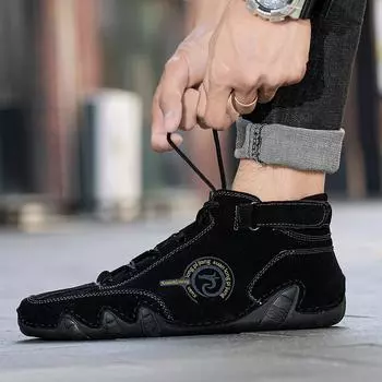 2025 hot-selling Martin boots autumn and winter high-top octopus men s shoes casual 2025 urgent collection warm men 38