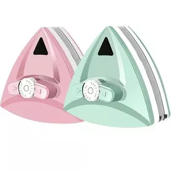 2025 Household Office Special Window Cleaner Magnetic Glass Window Cleaning Tool Automatic Water Discharge Double-layer Wiper