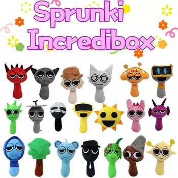 2025 incredibox Мягкая игрушка Sprunki Cotton плюшевая кукла для детей