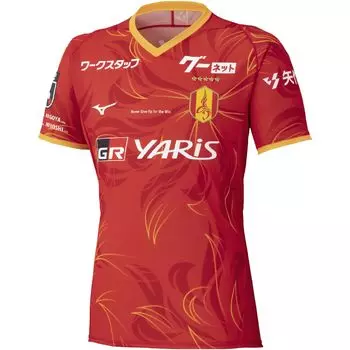 2025 J League Nagoya Grampus 1st Uniform Authentic Short Sleeve Soccer [Mizuno]