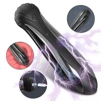 2025 Электрический шок проникновение анальная пробка пуля вибратор анальный массажер простаты дилдо вибрадор анальная пробка секс игрушка для мужчин