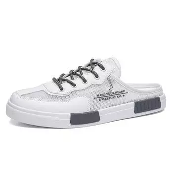 2025 Китайская фабрика Оптовая продажа мужские сандалии Лето Новый стиль однотонные оптовые мужские тапочки 40 серый