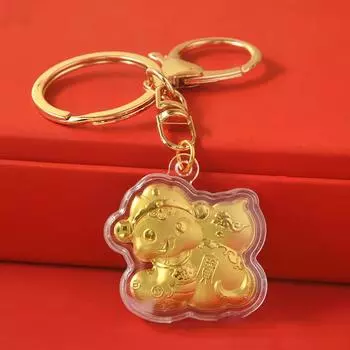 2025 китайский брелок год зодиака змея кулон украшение змея сувенир подарок для моего друга кошелек рюкзак аксессуары