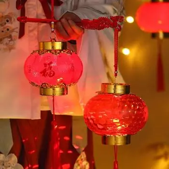 2025 Китайский Новый год Фонарики Весенний Фестиваль Красные Фонари Подвески Украшения Традиционный Новый год Ручной Подвесной Фонарь AS PICTURE