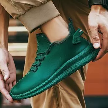 2025 leather green shoes 2024 autumn and winter large size 47 men s and women s white shoes sports and leisure shoes 40