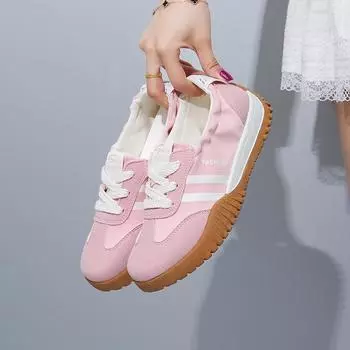 2025 летние маленькие белые туфли, новая корейская версия, женские студенческие туфли на сетчатой платформе для спорта и отдыха, уличные туфли J8820 35 озеро синий