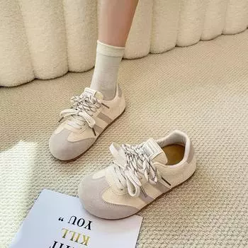 2025 летние новые корейские дышащие маленькие белые туфли полые повседневные туфли на платформе универсальные туфли Forrest Gump ZY8586 35 серый