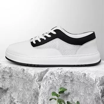 2025 летние новые мужские дышащие сетчатые повседневные кроссовки для серфинга молодежные белые туфли нескользящие спортивные туфли с мягкой подошвой 113 38 белый