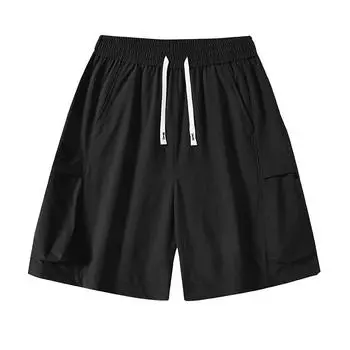 2025 Летние шорты мужские однотонные повседневные шорты мужские шорты-карго брендовые пляжные шорты мужские шорты для серфинга 3XL мятный зеленый