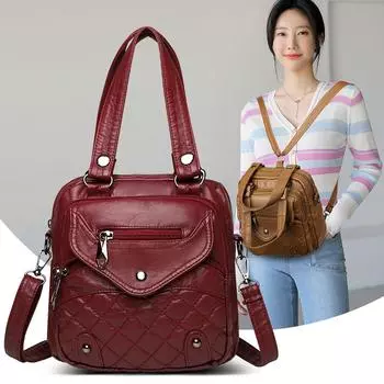 2025 летние сумки-тоут для женщин из искусственной кожи, сумка через плечо, женская мода, небольшой кошелек с регулируемым плечевым ремнем чёрный