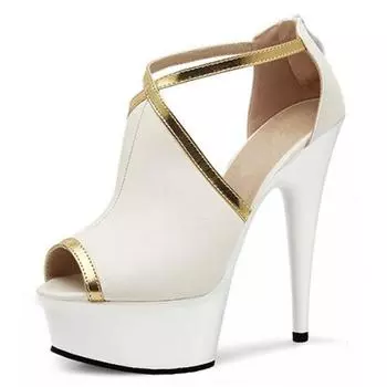 2025 летняя мода универсальные босоножки на высоком каблуке с закругленным носком и неглубокой застежкой на шпильке женские туфли OL 34