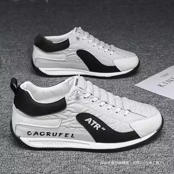 2025 летняя новая повседневная обувь из ткани Ice Silk, мужская модная универсальная обувь Forrest Gump, мужская дышащая спортивная обувь для бега 39