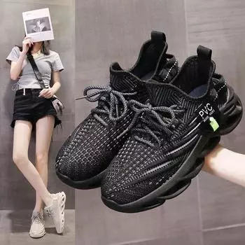 2025 летняя новая спортивная обувь полая универсальная сетчатая дышащая верхняя одежда спортивная обувь сверхлегкие кроссовки для выхода женские 36