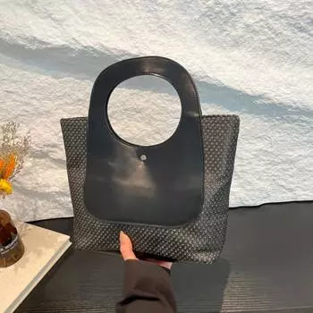 2025 летняя ретро-сумка из соломы контрастного цвета с плетением, большая вместительная сумка ручной работы, простая и модная сумка через плечо хаки