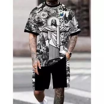 2025 Лето Новая бразильская специальная серия футбольной куртки Jesus для взрослых Летняя футбольная тренировочная майка для мужчин и женщин Спортивный комплект S