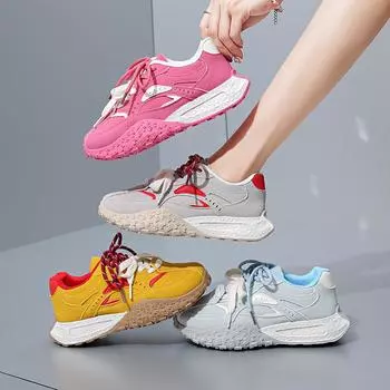 2025 лето новая корейская версия дышащая женская обувь из хлопчатобумажной ткани ins tide студенческая спортивная обувь для бега повседневная женская обувь W9531 35 серый