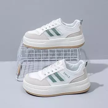 2025 лето новые дышащие кроссовки Ins Tide корейской версии сетчатые кроссовки для женщин-студенток уличная стрельба бег спортивная повседневная обувь HY812 35