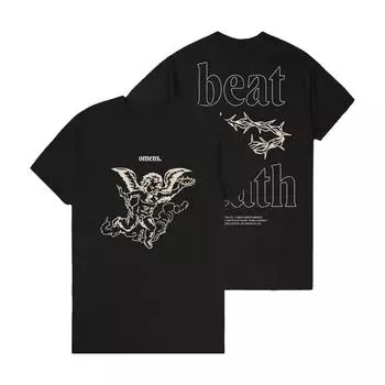 2025 Лето Новый Y2K Топ Футболка Bad Omen Bad Omens Band Metal Core Rock American Retro Повседневная мужская и женская футболка большого размера S