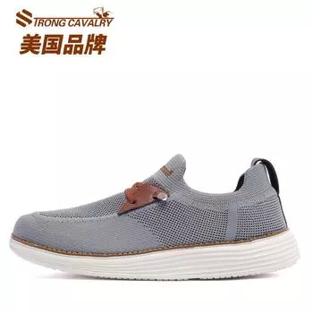 2025 lightweight lace-up casual men s shoes breathable fly-woven loafers men s large size 39 чёрный