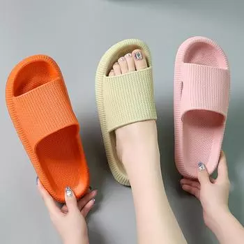 2025 Лучшая цена на новые женские тапочки-слайды, чистые цветные домашние тапочки, недорогие женские тапочки в наличии 40 чёрный