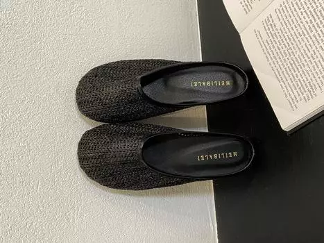 2025 маленькая красная юбка с педальным бантом, темпераментные крутые шлепанцы 35 чёрный