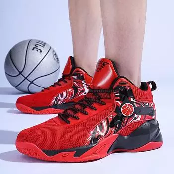 2025 Men s Basketball Shoes Cushioning Anti-Skid Sneakers Fitness Training Popcorn Rubber Sole Sports Casual Shoes 36