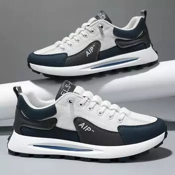 2025 Men s Breathable Sneakers Fashion Lightweight Wear-resistant Anti Slip Running Shoes Casual Footwear Outdoor Sports Shoes 38