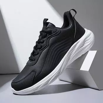 2025 men s shoes autumn and winter new fashion casual shoes leather surface soft sole light and comfortable sports shoes 39